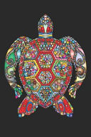 Colorful Turtle Tortoise Mandala Yoga Meditation Namaste 120 Blank Lined Paper Diary Memory Book Notebook Journal to Write in for Work, School, Teachers, Students & Office - Inspirational Hindu Ganesh Headed God Wisdom Illustration