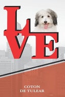 Coton de Tulear Dog Love Park Isometric Dot Paper Notebook Book Is 120 Pages 6x9