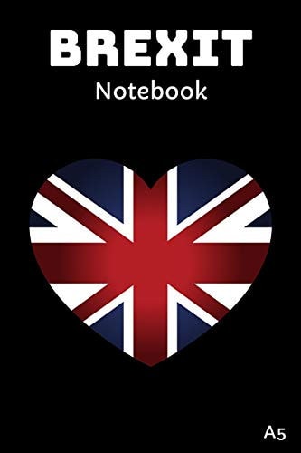 Brexit Notebook 8. 5inX11in A4 120 Pages Lined