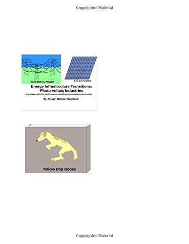 Energy Infrastructure Transistion Photo Voltaic Industries How Biases, Glitches, and Misunderstandings Cause Market Opportunities