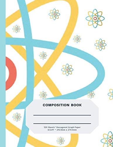 Hexes Radius Biochemistry Graph Notes Hexagon Paper Composition Notebook