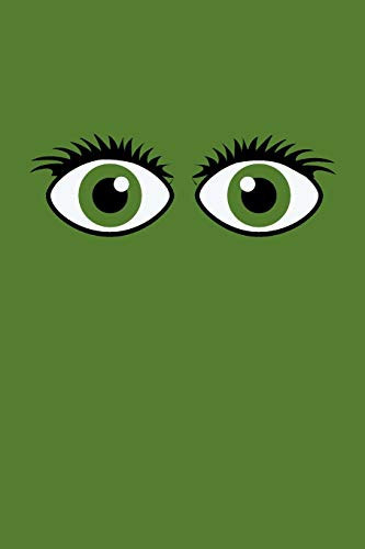 Eyeball Journal: A Green Blank Lined Notebook for Your Eyes Only