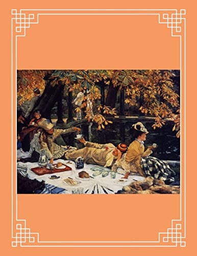 Art - James Tissot - Holyday (the Picnic) - Journal Notebook