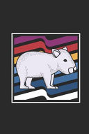 Wombat Retro Colorful Wombats Notebook, Blank Lined (6 X 9 - 120 Pages) Animal Themed Notebook for Daily Journal, Diary, and Gift