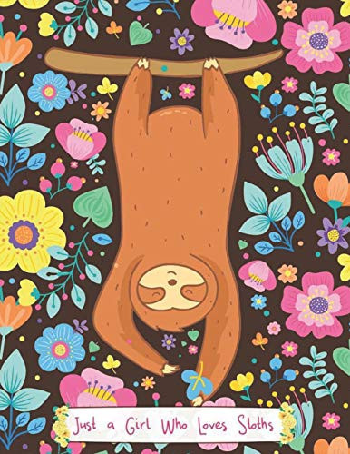Just a Girl Who Loves Sloths & Llamas 0. 1 Inch ( 1/10 ) Dotted Grid Notebook 8. 5 in X 11 in Extra Large Journal 60 Sheets / 120 Pages Funny Gifts for Sloth and Llama Lovers