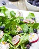 Salad Recipe Book 8x10 102 Blank Recipe Pages to Collect and Preserve Family Secret Cold Summer Salad Recipes Safe for a Lifetime. Your Personal Favorite Recipes All in Place