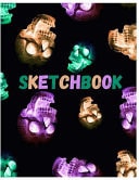 Sketchbook Cute Skull Sketchbook for Adults/Children to Sketching, Whiting, Drawing, Journaling and Doodling, Large (8. 5x11 Inch. 21. 59x27. 94 Cm. ) 120 Blank Pages (LIGHT GREEN&BROWN&PURPLE&BLACK Pattern)