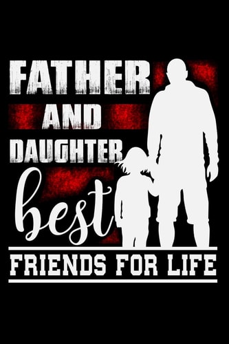 Father and Daughter Best Friends for Life 12 Week Meal Planner, 6 X 9 Notebook, 120 Pages