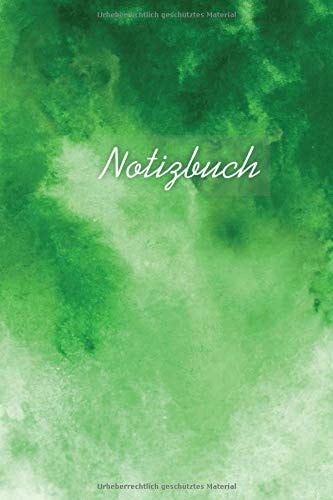 Notizbuch Blanko Notizbuch, Bullet-Journal, Tagebuch, Skizzenbuch. A5 Gepunktet, Dotted, 120 Seiten, in Aquarell - Design
