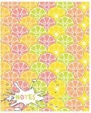Notes Cute Lemon Composition Notebook for Adult/Children Fruits Lovers to Writing (8x10 Inch. 20. 32x25. 40 Cm. ) College Ruled Lined Paper 120 Blank Pages (GREEN&YELLOW&RED&ORANGE Pattern)