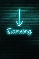 Dancing Blank Lined Notebook ( Vaporwave ) Green