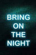 Bring On The Night Blank Lined Notebook ( Vaporwave ) Green
