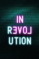 In Revolution Blank Lined Notebook ( Vaporwave ) Green