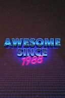 Awesome Since 1988 Retro 80s Video Game Or Movie Design Blank Lined Notebook - Rad Nostalgia Novelty Note Book with Lines - Vintage 1980s Style Journal Or Diary - Neon Pink & Blue Grid & Stars - Birthday Gift for Men and Women - Size 6x9