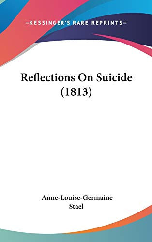 Reflections on Suicide