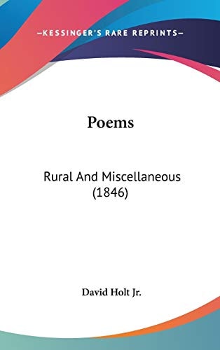 Poems: Rural and Miscellaneous (1846)