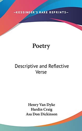 Poetry: Descriptive and Reflective Verse