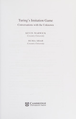 Turing's Imitation Game