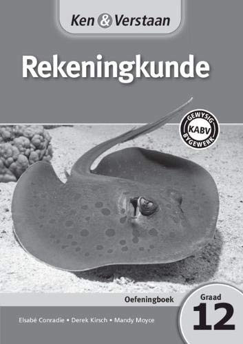 Rekeningkunde, Graad 12