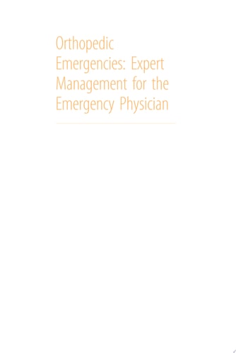 Orthopedic Emergencies