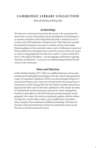 Sinai and Palestine In Connection with Their History
