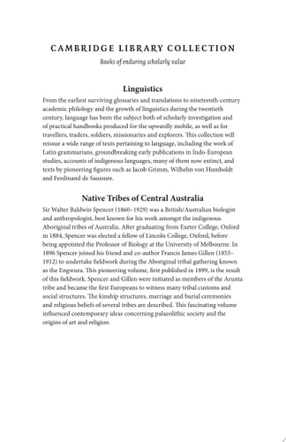 Native Tribes of Central Australia