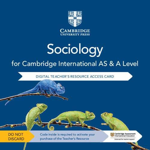 Sociology Digital Teacher's Resource Access Card