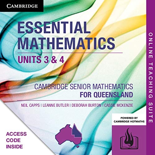 CSM QLD Essential Mathematics Units 3 and 4 Online Teaching Suite (Card)