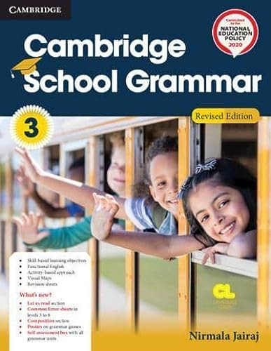 CAMBRIDGE SCHOOL GRAMMAR LEVEL 3 STUDENT'S BOOK WITH AR APP AND POSTER.