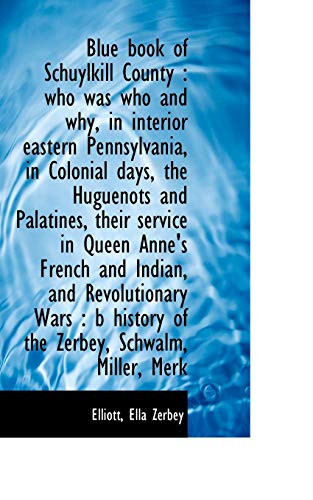 Blue Book of Schuylkill County