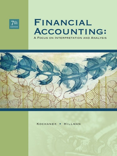 Financial Accounting A Focus on Interpretation and Analysis