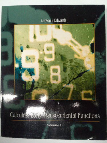 Calculus: Early Transcendental Functions