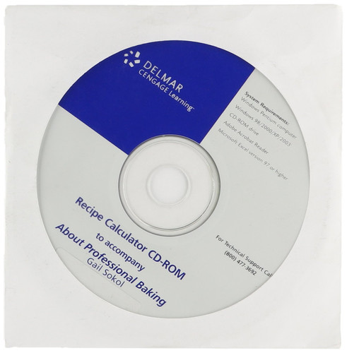 Student CD for Sokol’s About Professional Baking