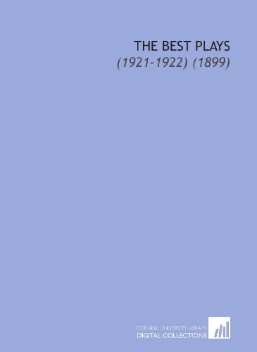 The Best Plays: 1921-1922