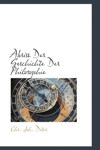 Abriss Der Geschichte Der Philosophie