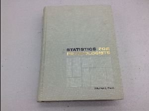 Statistics for Psychologists