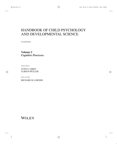 Handbook of Child Psychology and Developmental Science, Cognitive Processes