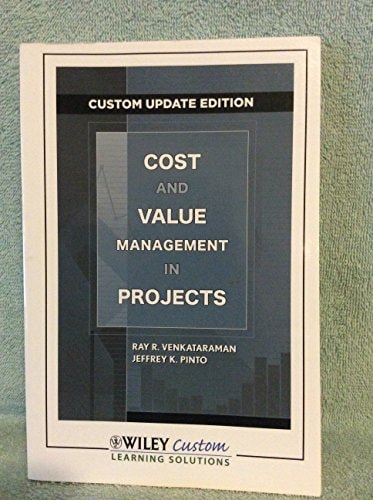 Cost and Value Mgmt in Projects Custom Updt Edition Ittpm3320