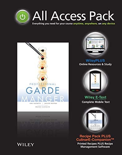 All Access Pack for Professional Garde Manger A Comprehensive Guide to Cold Food Preparation Set