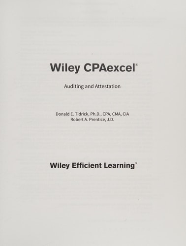 Wiley CPA Excel Exam Review Course Outlines Package