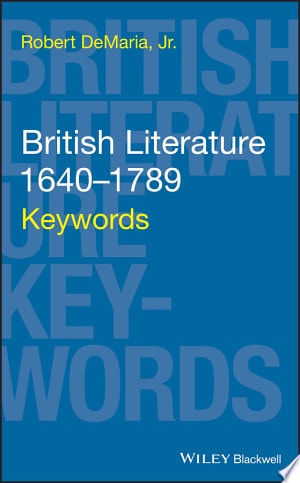 British Literature 1640-1789 Keywords