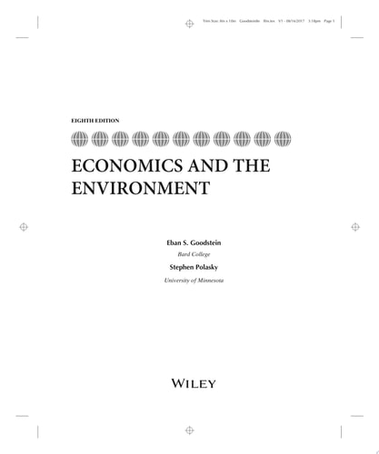 Economics and the Environment
