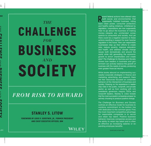 The Challenge for Business and Society From Risk to Reward