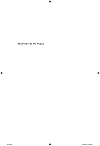 Research Design and Analysis A Primer for the Non-Statistician