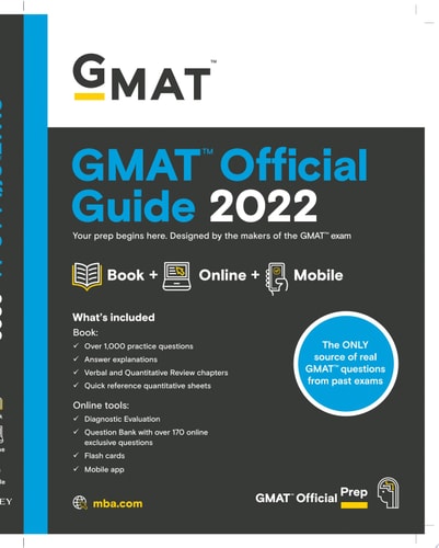 GMAT Official Guide 2022 Book + Online Question Bank