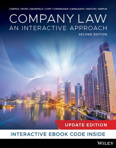 Company Law: an Interactive Approach, Update Edition
