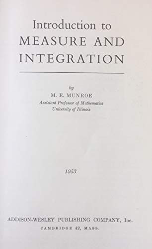 Introduction To Measure & Integration
