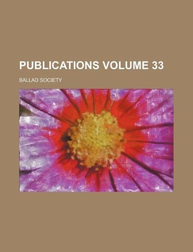 Publications Volume 33