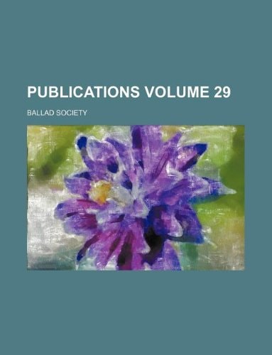 Publications Volume 29