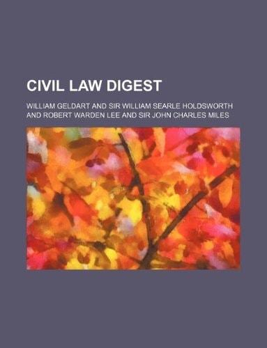 Civil law digest